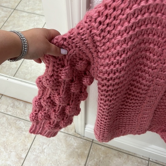 NEW Pink Bubble Cardigan - Picture 7 of 13